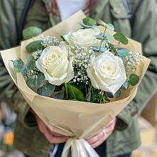 Букет цветов из:  Розы #REPLACE_PRED# Лоскутово